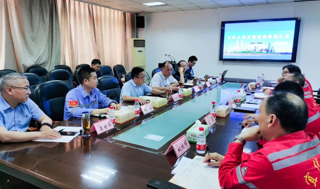 王大真一行到股份公司、化機公司現場辦公(圖3) 圖片